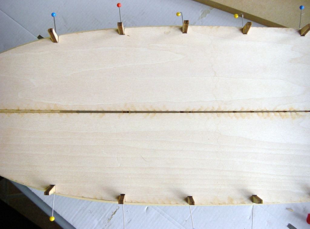 Das Deck von oben
